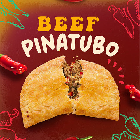Jamaican Pattie Frozen Beef Pinatubo Box of 5