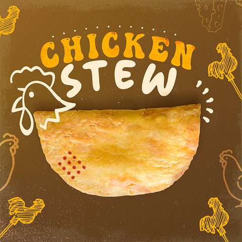 Jamaican Pattie Frozen Chicken Stew Box of 5