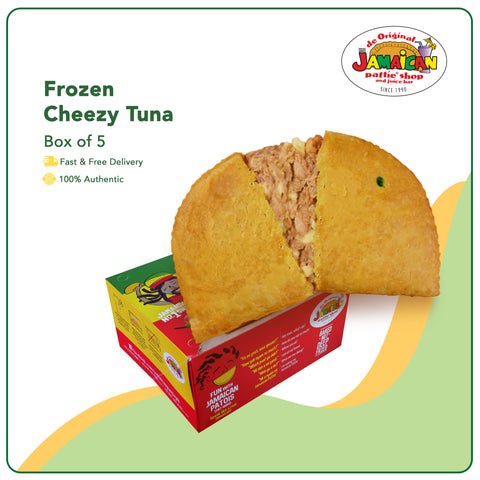 Jamaican Pattie Frozen Cheezy Tuna Box of 5