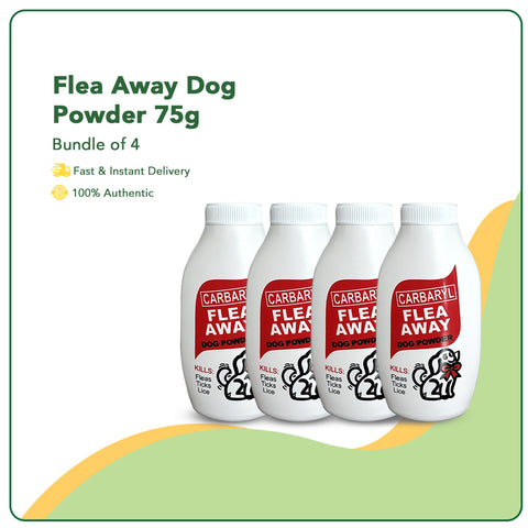 Flea Away Dog Powder 75g - Bundle of 12