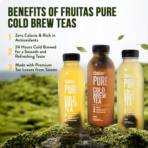 Fruitas Pure Cold Brew Golden Oolong Tea 500ml