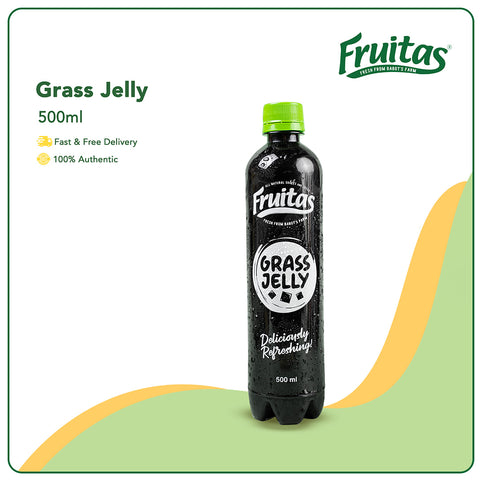 Fruitas Grass Jelly 500ml (4 bottles)