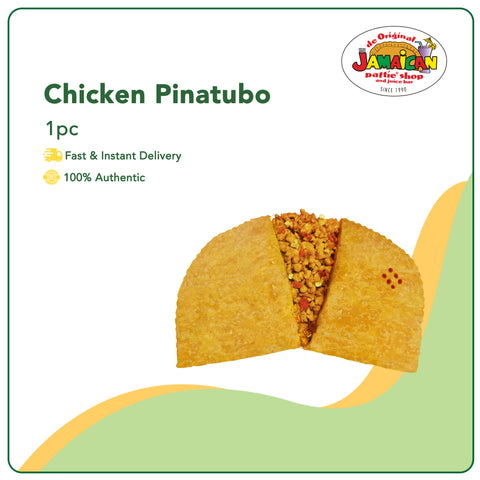 Jamaican Pattie Baked Chicken Pinatubo 1pc