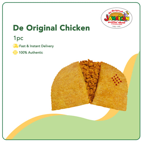 Jamaican Pattie Baked De Original Chicken 1pc