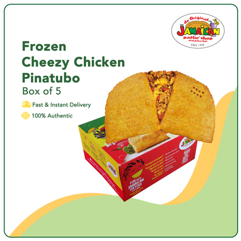 Jamaican Pattie Frozen Cheezy Chicken Pinatubo Box of 5
