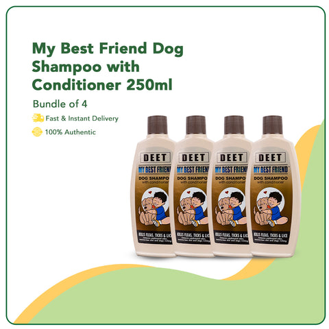 My Best Friend Dog Shampoo with Conditioner 250ml (4 bottles)