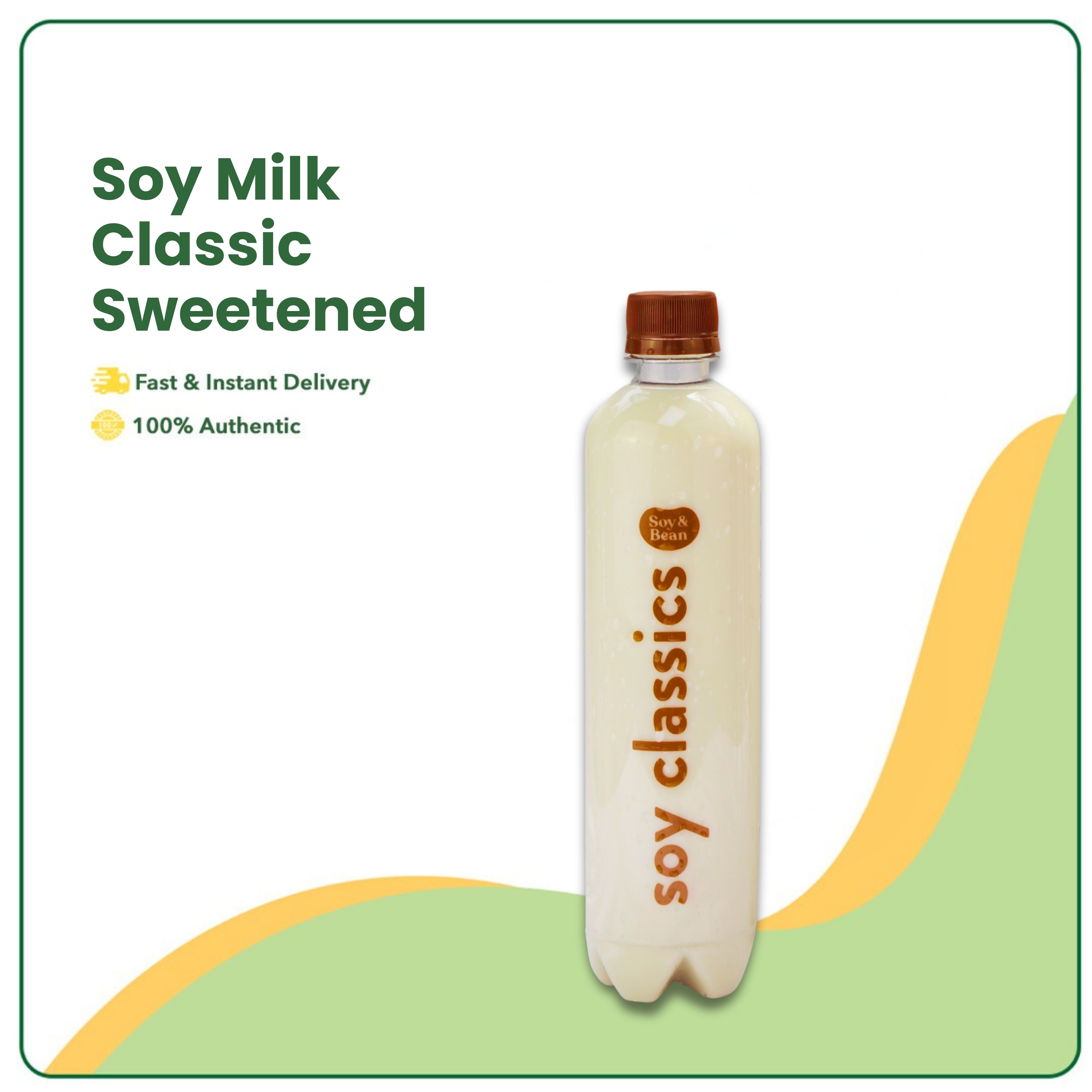 Soy & Bean Soy Milk - Classic Sweetened 500ml – House Of Fruitas