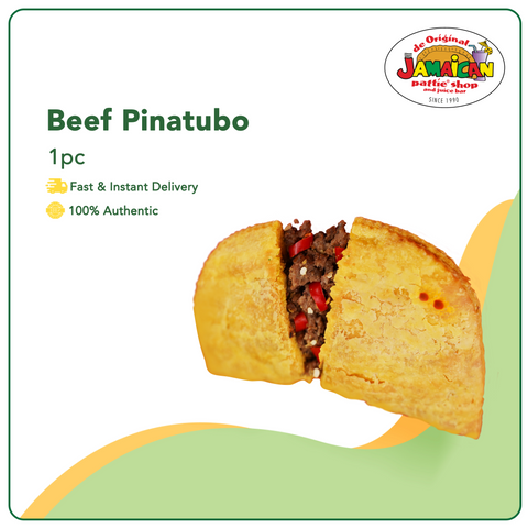 Jamaican Pattie Baked Beef Pinatubo 1pc