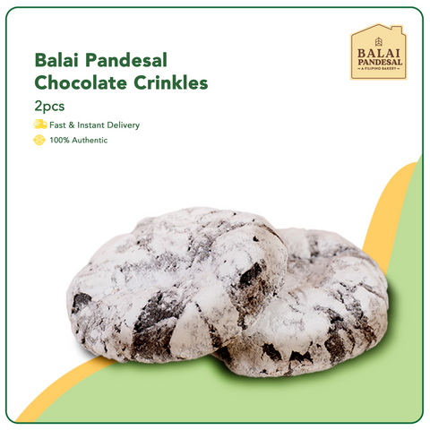 Balai Pandesal Chocolate Crinkles 2pcs