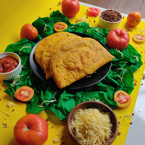 Jamaican Pattie Baked Cheezy Beefy Tomato 1pc