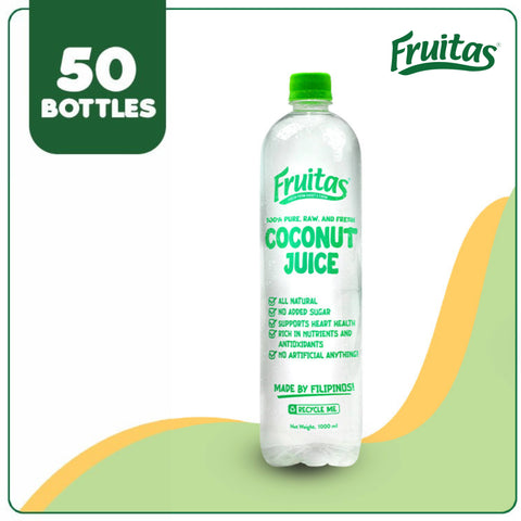Fruitas Coconut Juice 1L (50 bottles)