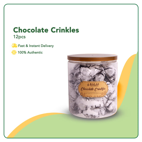 Balai Pandesal Chocolate Crinkles Jar 12pcs