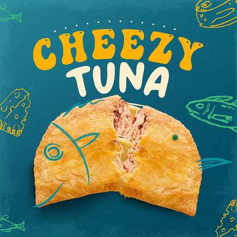 Jamaican Pattie Frozen Cheezy Tuna Box of 5