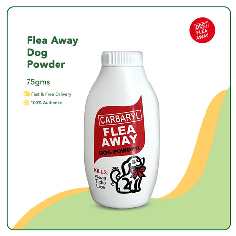 Flea Away Dog Powder 75g - Bundle of 12