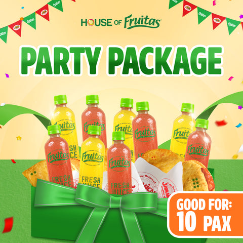 Fruitas Bottled Juices and Jamaican Pattie Set of 10