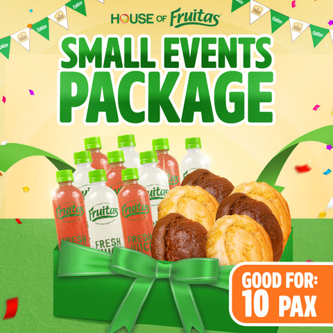 Fruitas Bottled Juices and  Balai Pandesal Sweet Breads Set of 10