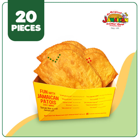 Jamaican Pattie Baked (2 Boxes - 20 pcs)
