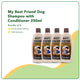 My Best Friend Dog Shampoo with Conditioner 250ml (4 bottles)