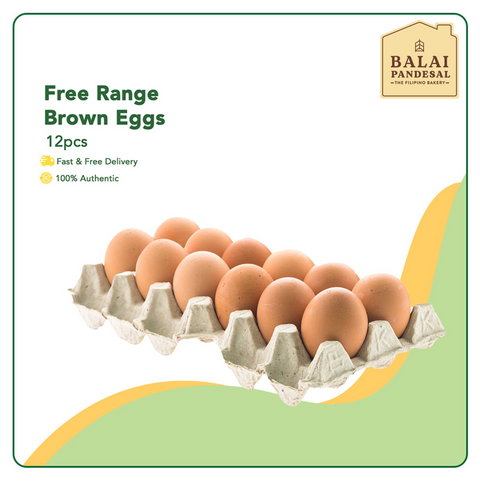 Balai Pandesal Free Range Brown Eggs 12pcs