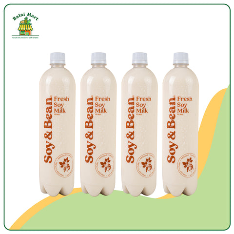 Soy & Bean Soy Milk Classic Sweetened 1L Set of 4