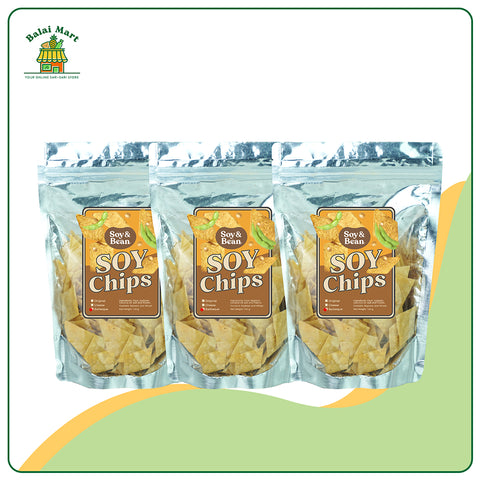 Soy & Bean Favorites - BBQ Soy Chips 120g 3pcs
