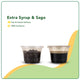 Soy & Bean Extra Syrup and Sago