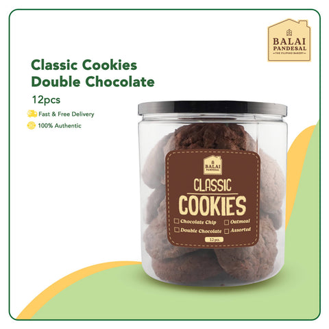 Balai Pandesal Classic Cookies Double Chocolate 12pcs
