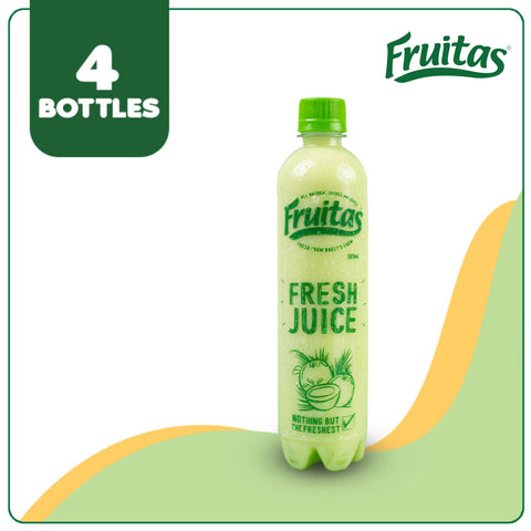 Fruitas Coco Pandan 500ml (4 bottles)