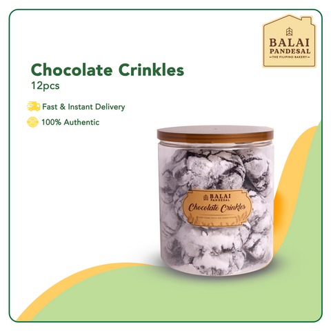 Balai Pandesal Chocolate Crinkles Jar 12pcs