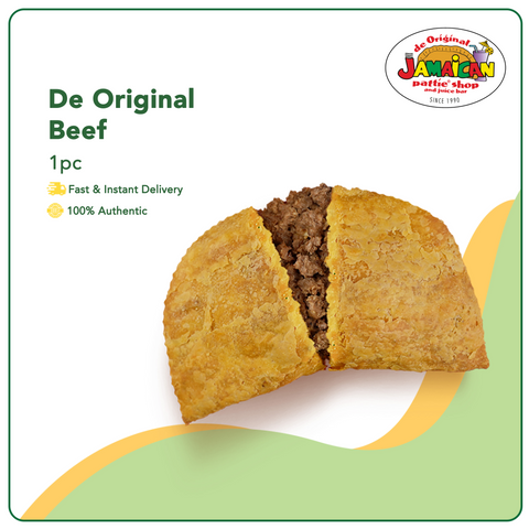 Jamaican Pattie Baked De Original Beef 1pc