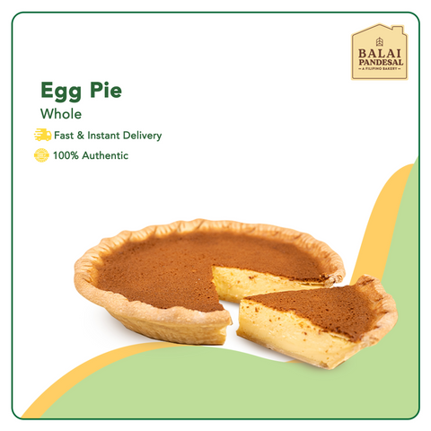 Balai Pandesal Egg Pie Whole