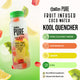 Fruitas Infused KOOL QUENCHER - Fruit Infused Coco Water, Watermelon, Lemon & Kiwi