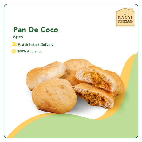 Balai Pandesal Pan de Coco 6pcs