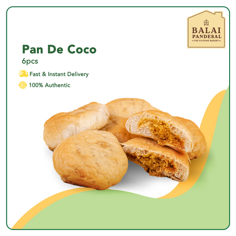 Balai Pandesal Pan de Coco 6pcs