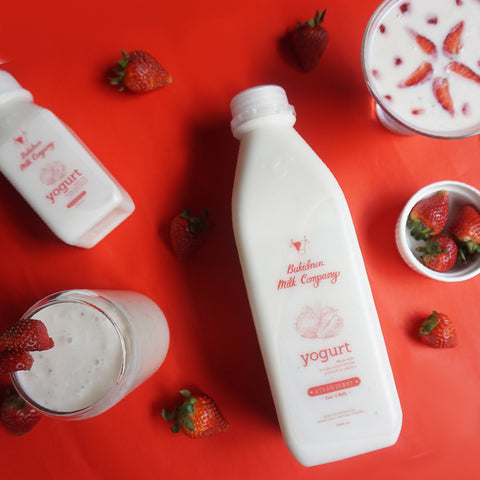 Bukidnon Milk Company Strawberry Yogurt 1L