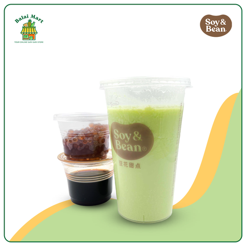 Soy & Bean Pandan Flavored Taho 16oz