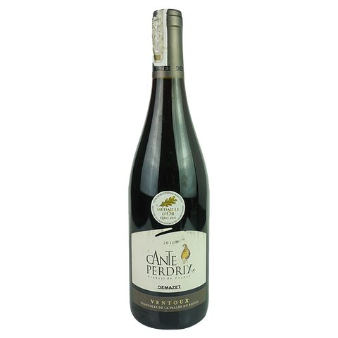 Canteperdrix Rouge 2016 AOP Ventoux Vignobles Demazet 750ml