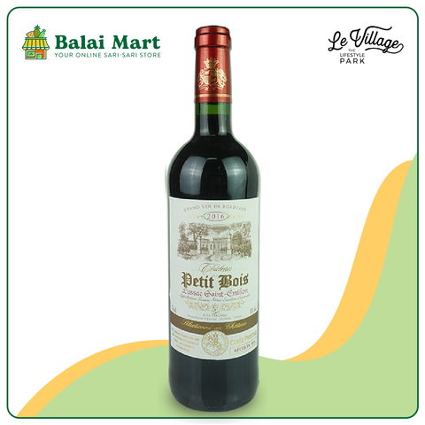 Chateau Petit Bois 2016 Saint-Emillion Grand Cru 750ml