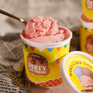 Fruitas Strawberry Dirty Ice Cream 1 Pint