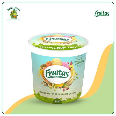 Fruitas Premium Benguet Highlands Coffee Ice Cream 1 Pint